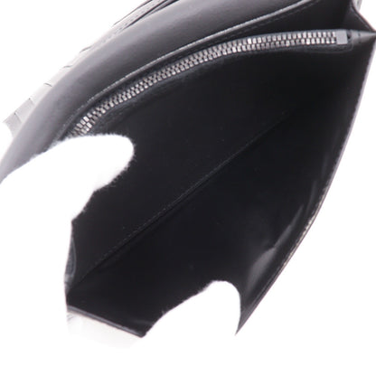 Louis Vuitton Brazza Monogram Shadow Leather, Black, Leather, Wallet
