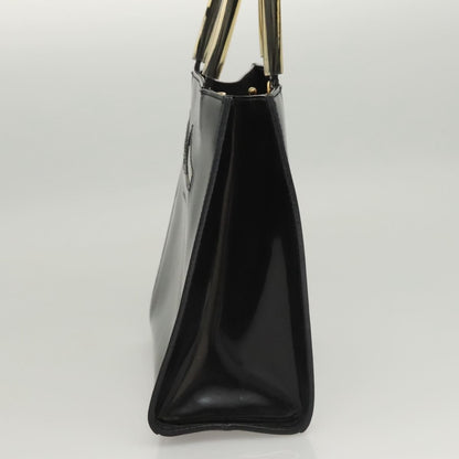 Salvatore Ferragamo Vintage Patent leather, Black, Patent Leather, Handbag