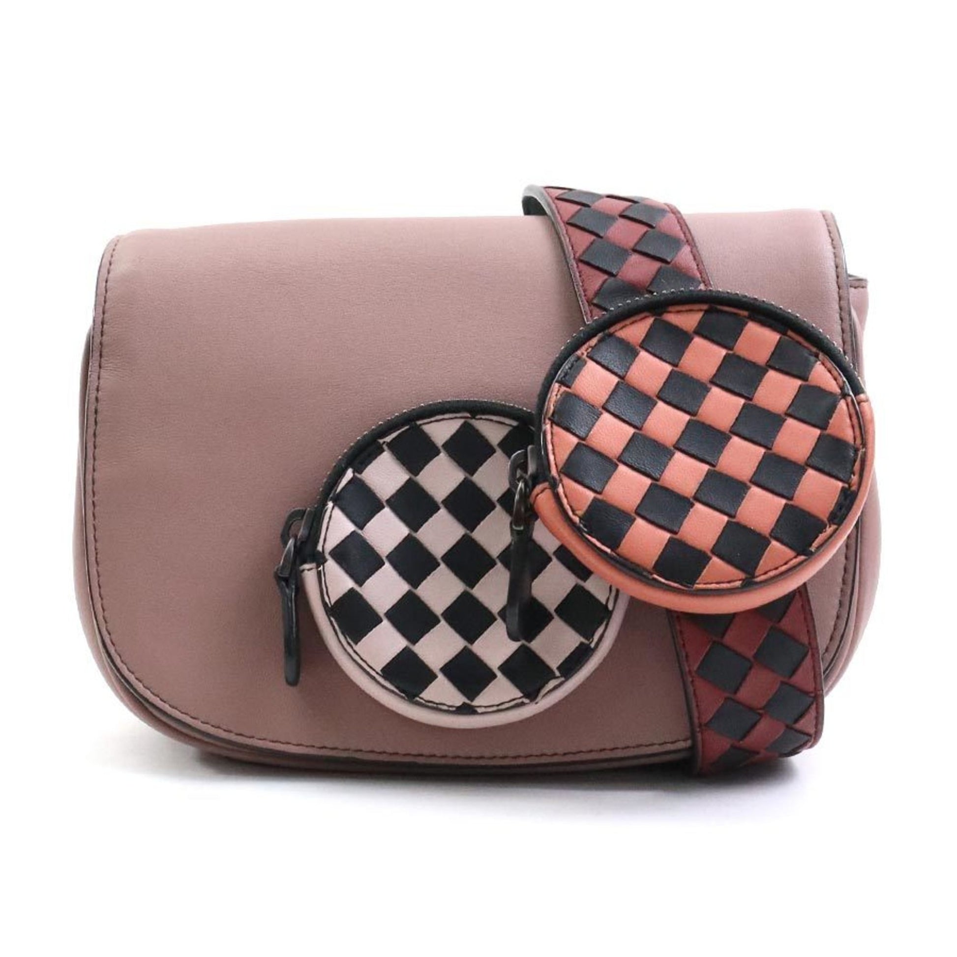 Bottega Veneta --, Pink, Leather, clutch