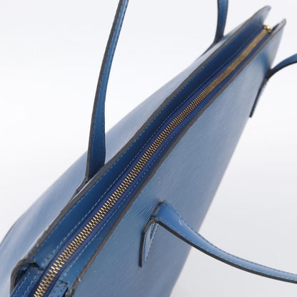 Louis Vuitton Saint Jacques Epi Leather, Blue, Leather, Handbag