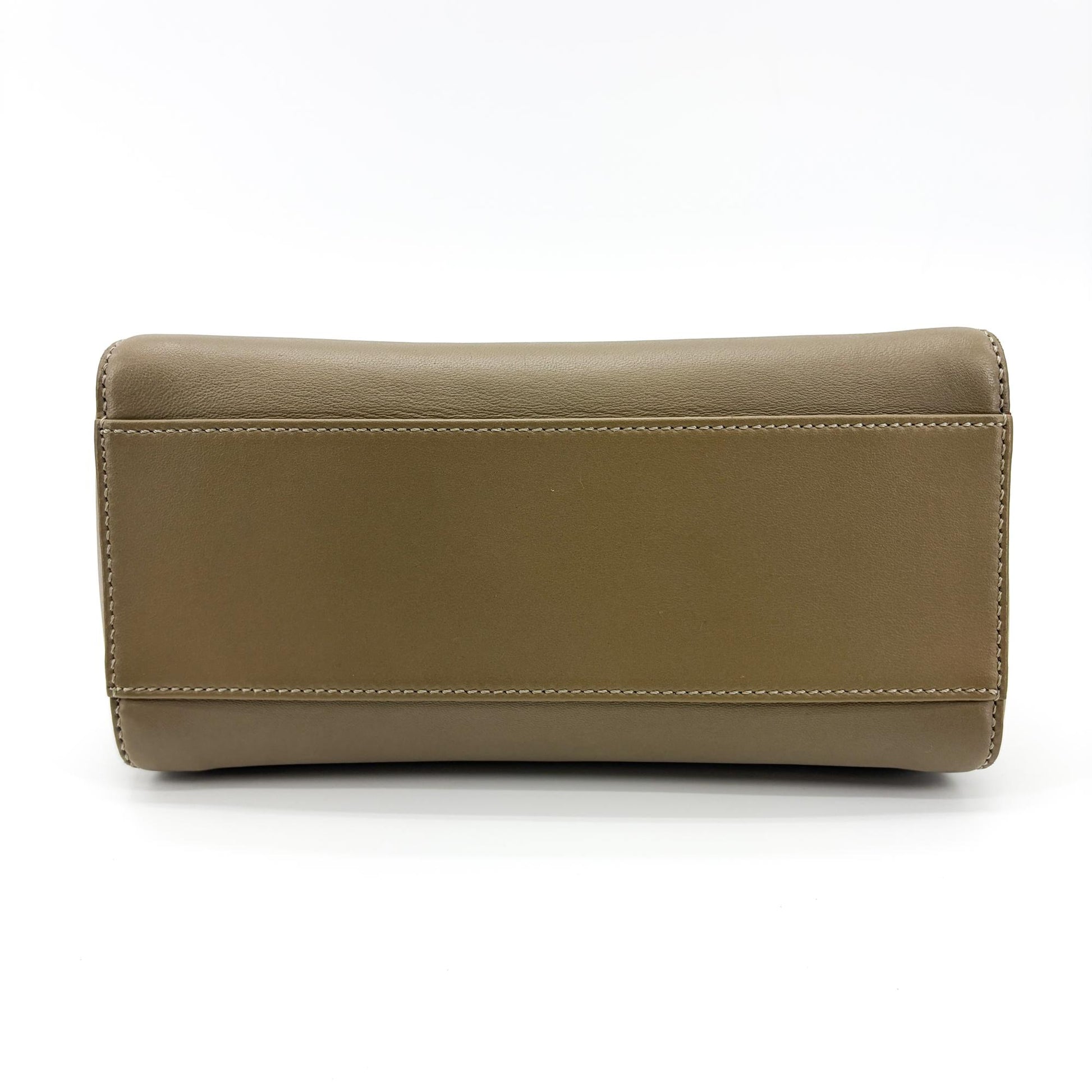 Fendi Peekaboo Ombre Leather, Beige, Leather, Handbag