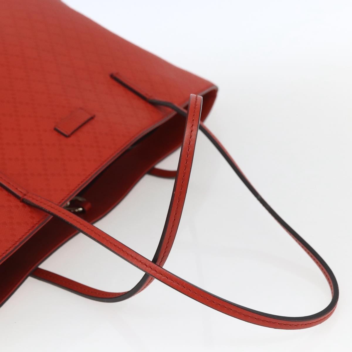 Gucci Bright Diamante Leather, Red, Leather, Tote Bag