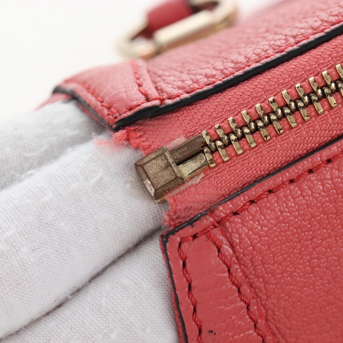 Chloe Bridget Convertible Satchel Leather, Pink, Leather, Handbag