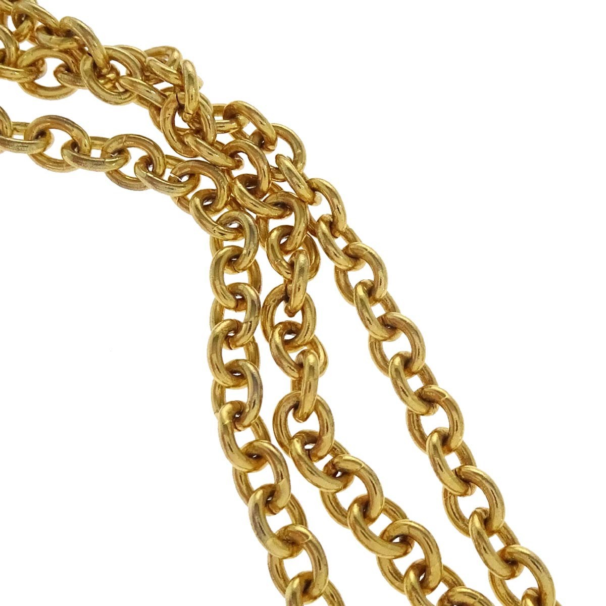 Chanel Timeless Pendant Metal, Gold, Gold Plated, Necklace