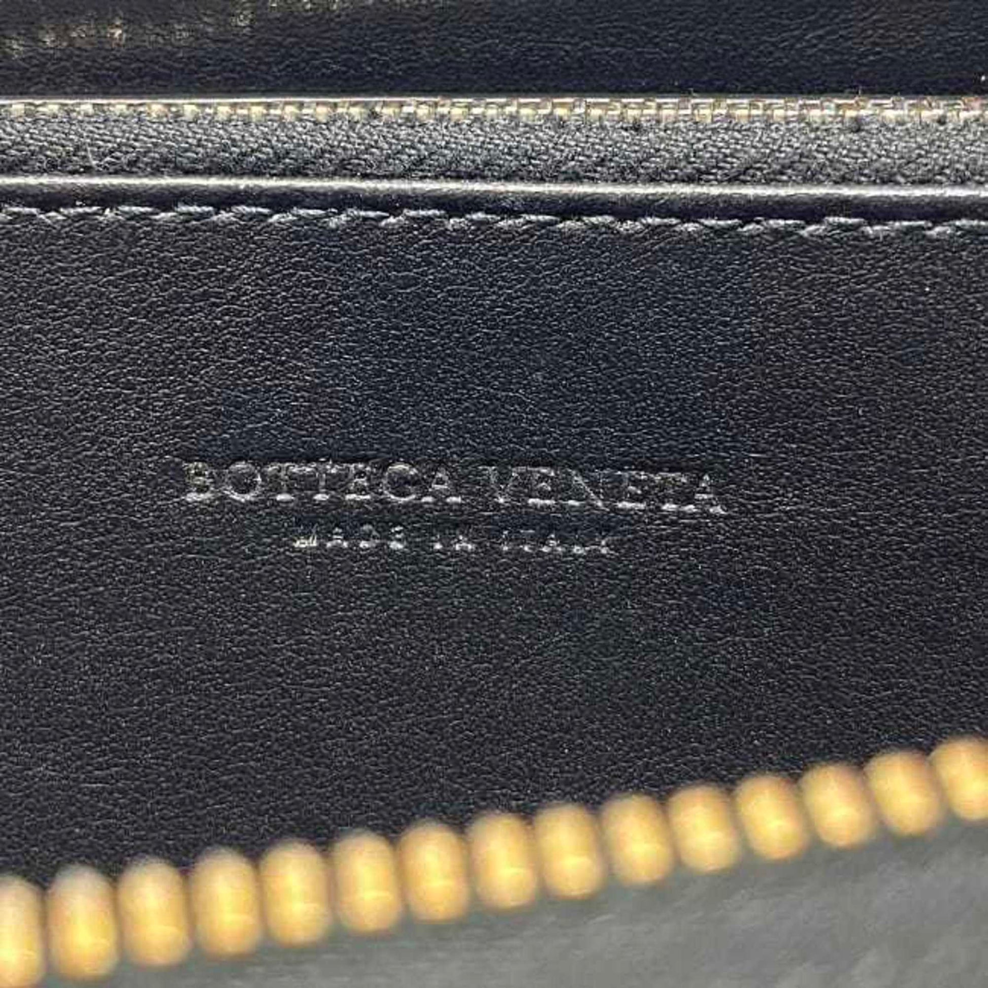 Bottega Veneta Intrecciato, Black, Leather, wallet