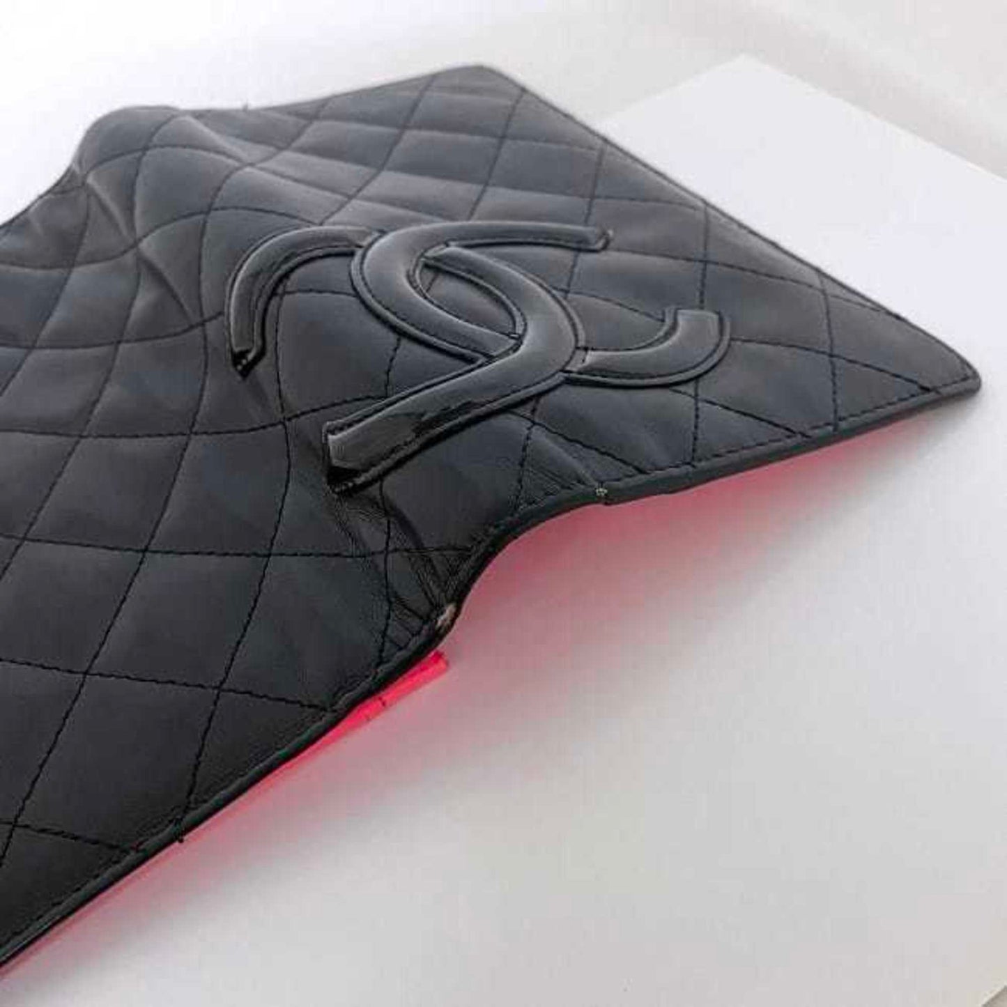 Chanel Cambon, Black, Leather, wallet