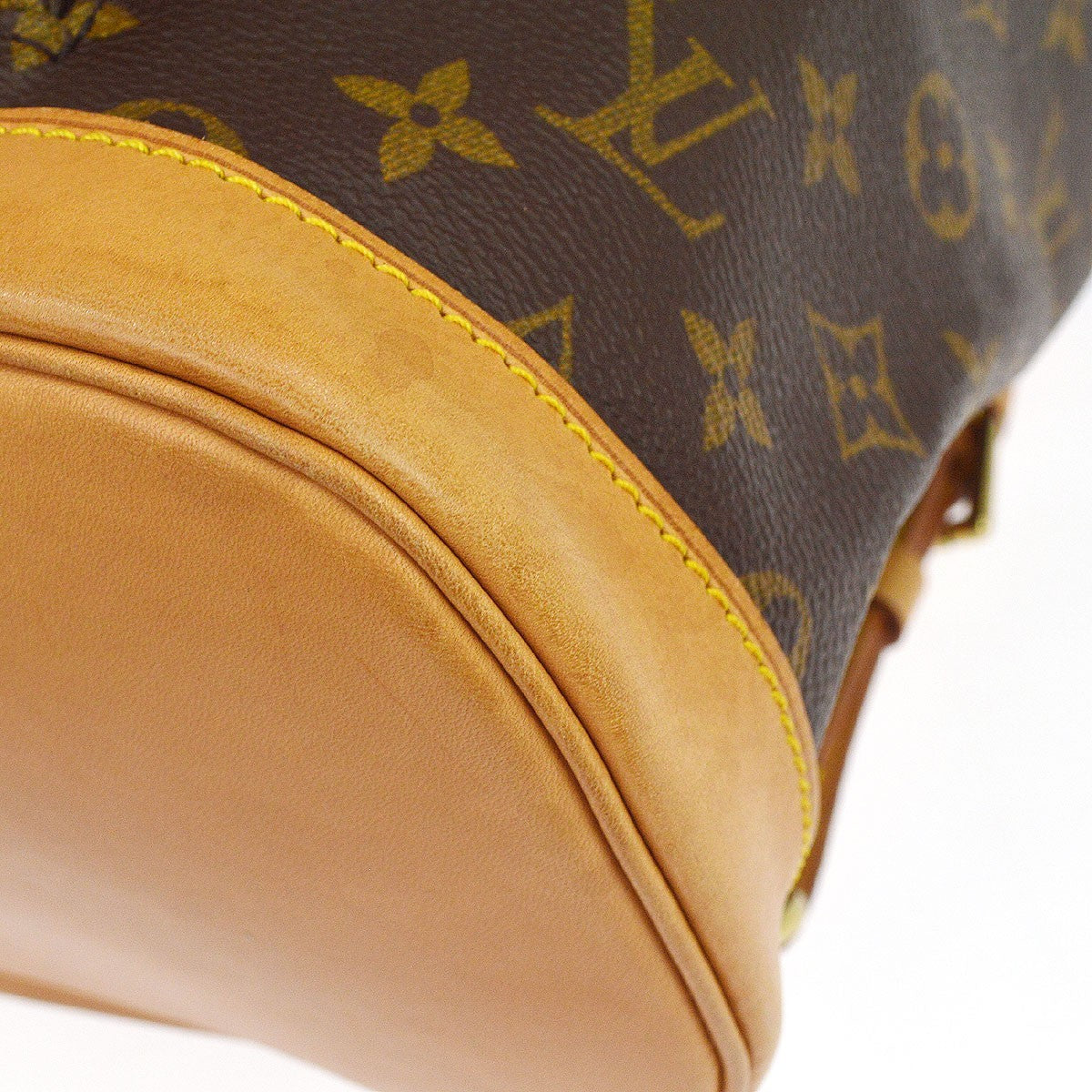 Louis Vuitton Vintage Montsouris Monogram Canvas, Brown, Canvas, Backpack
