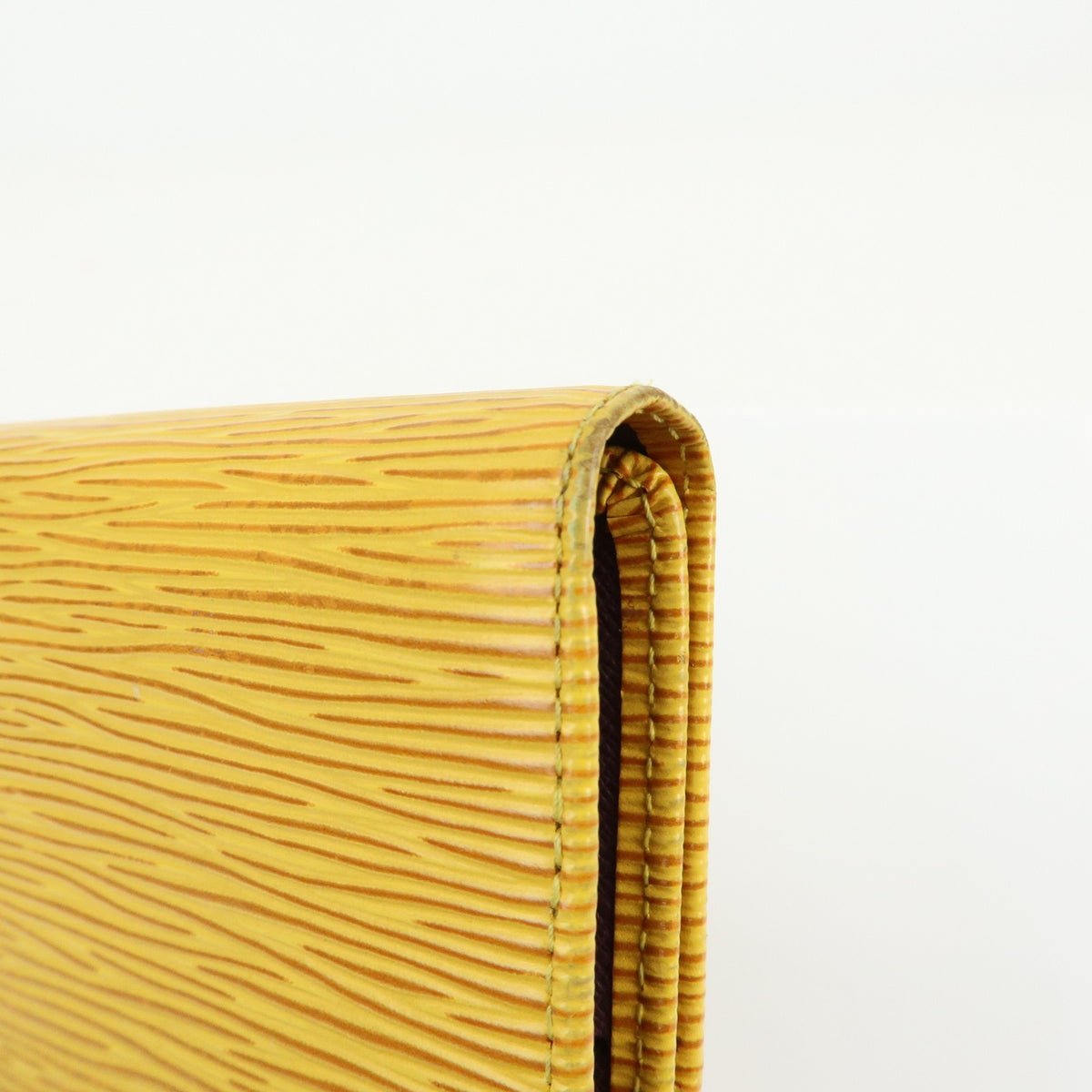Louis Vuitton Porte Tresor International Epi Leather, Yellow, Leather, Wallet