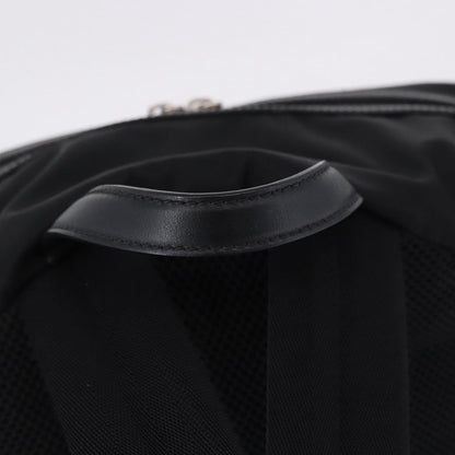 Fendi Fiend Nylon with Printed Leather, Black, Nylon, Backpack