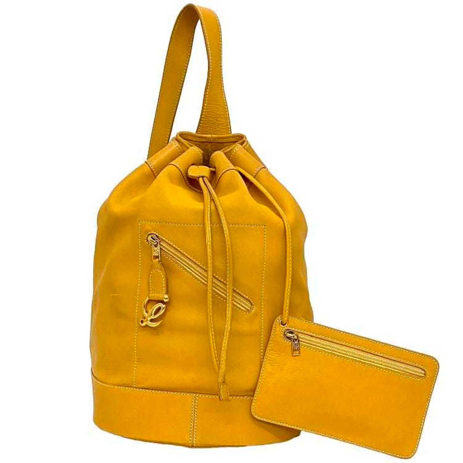 Loewe Anton, Camel, Leather, shoulder