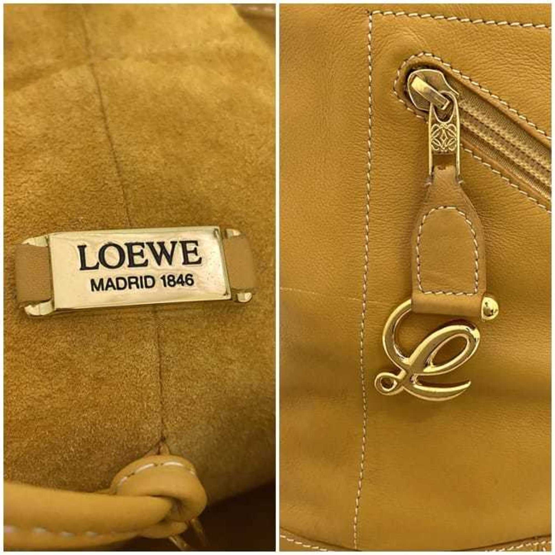 Loewe Anton, Camel, Leather, shoulder
