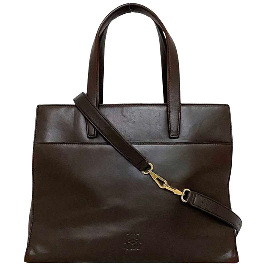 Loewe, Brown, Leather, handbag