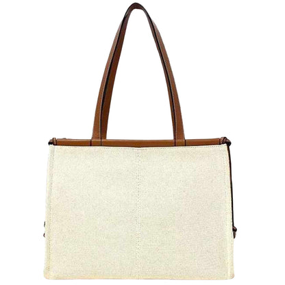 Loewe Cushion, Beige, Canvas, tote