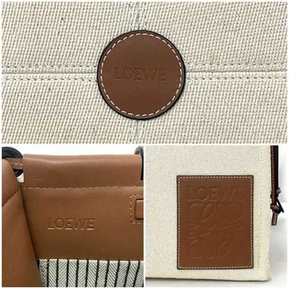 Loewe Cushion, Beige, Canvas, tote