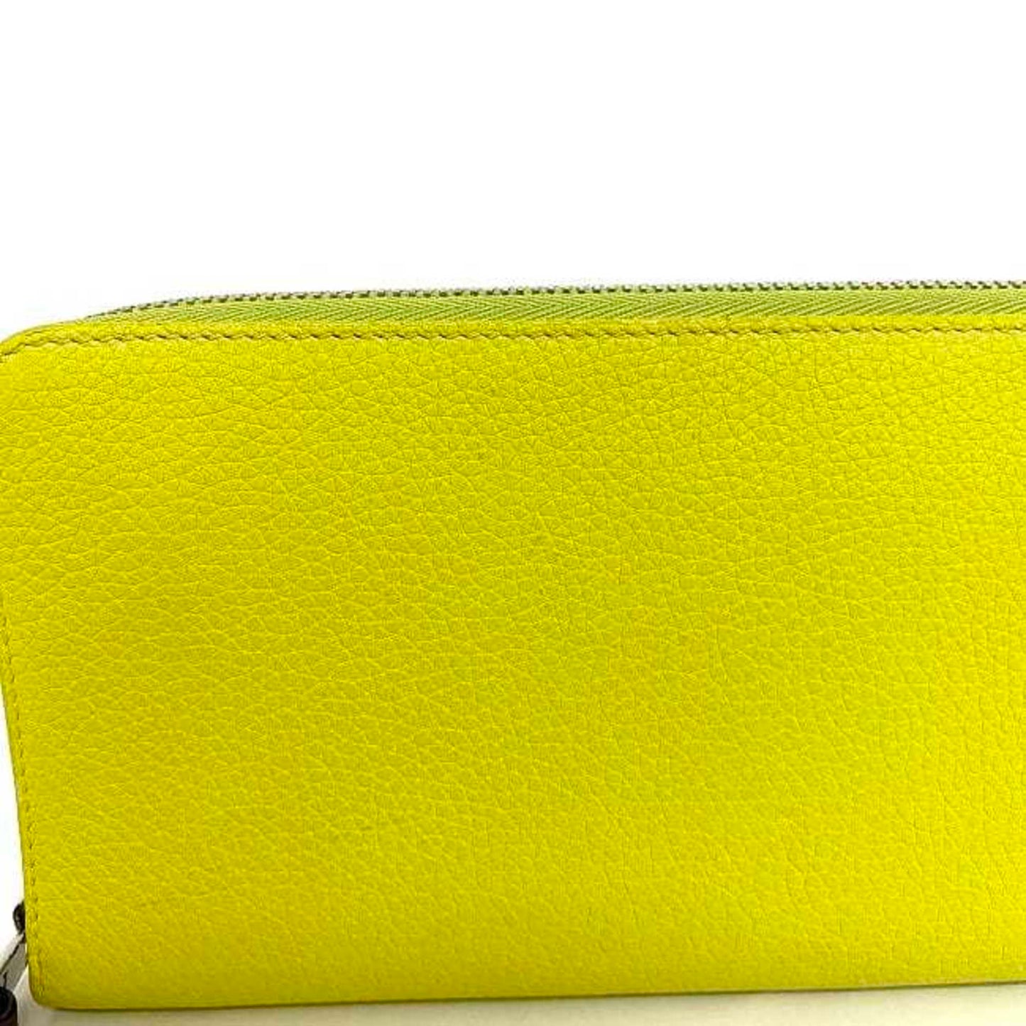 Loewe Zip Around Wallet, Yellow, Leather, wallet