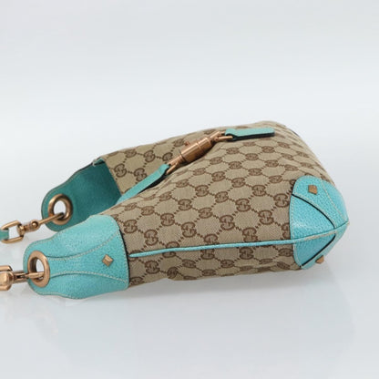 Gucci Jackie Canvas, Brown, Canvas, Handbag
