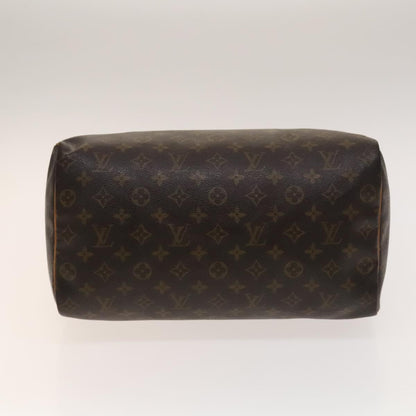 Louis Vuitton Speedy Handbag Monogram Canvas, BROWN, CANVAS, Handbag