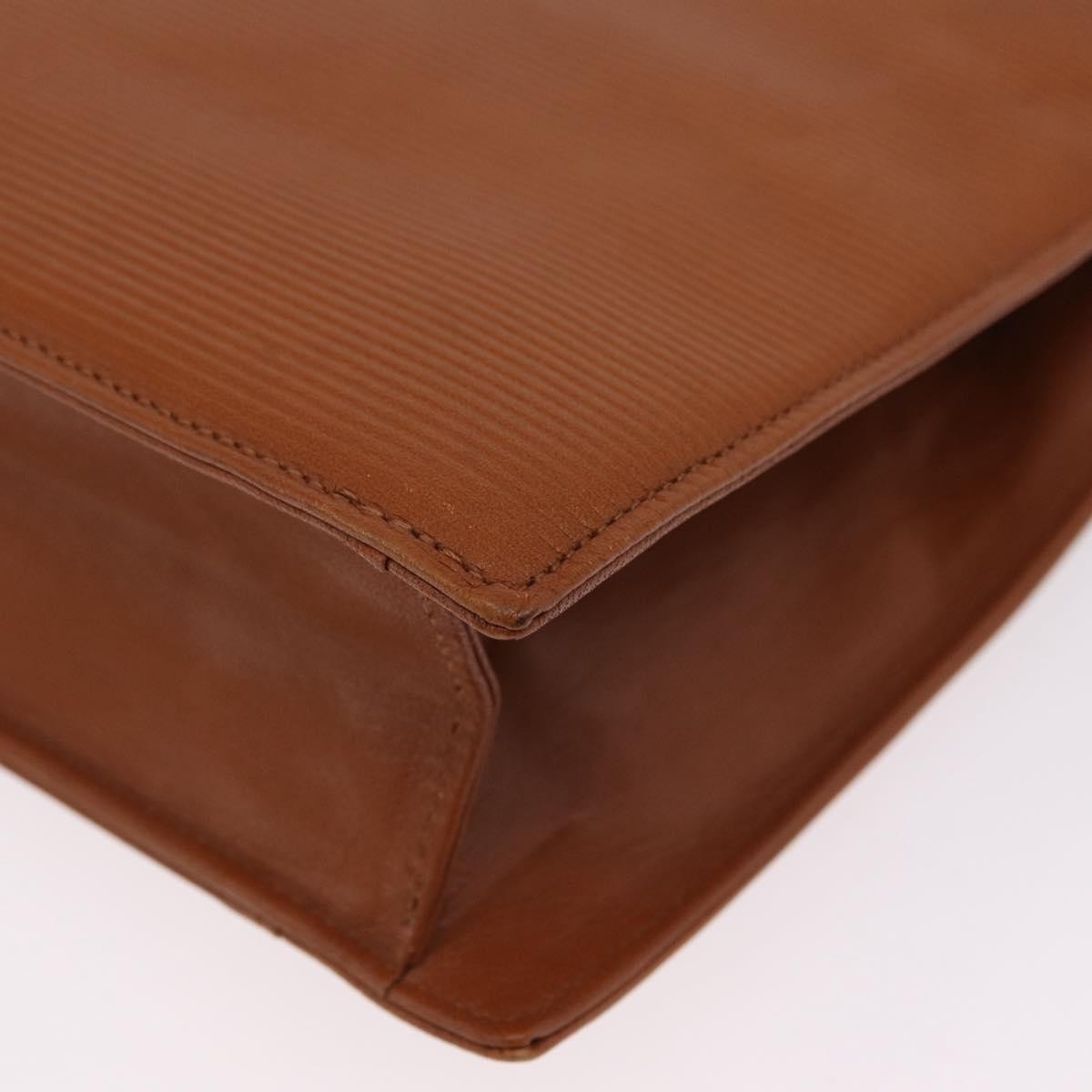 Saint Laurent Vintage Shoulder bag leather, Brown, Leather, Shoulder Bag