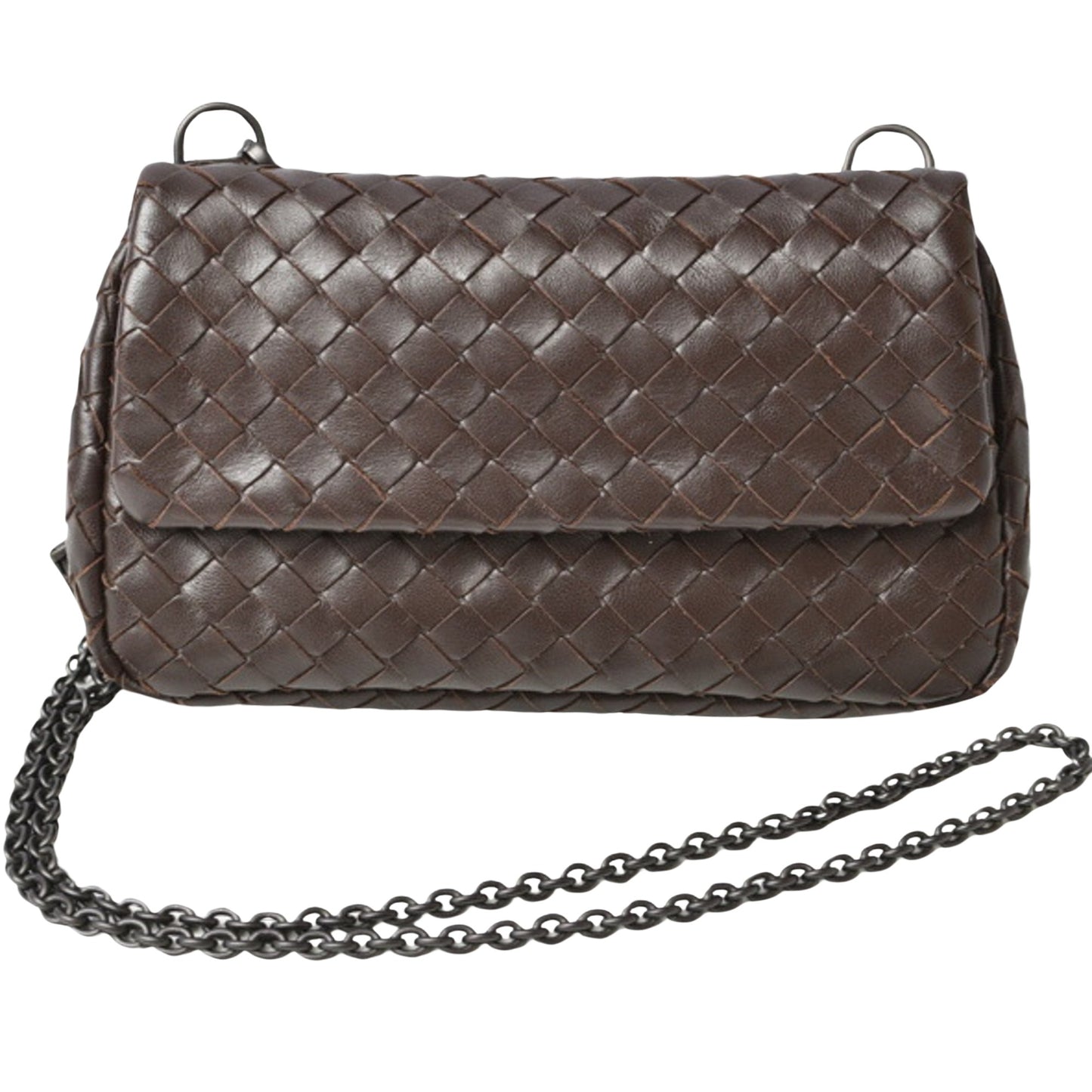 Bottega Veneta Intrecciato, Brown, Leather, shoulder