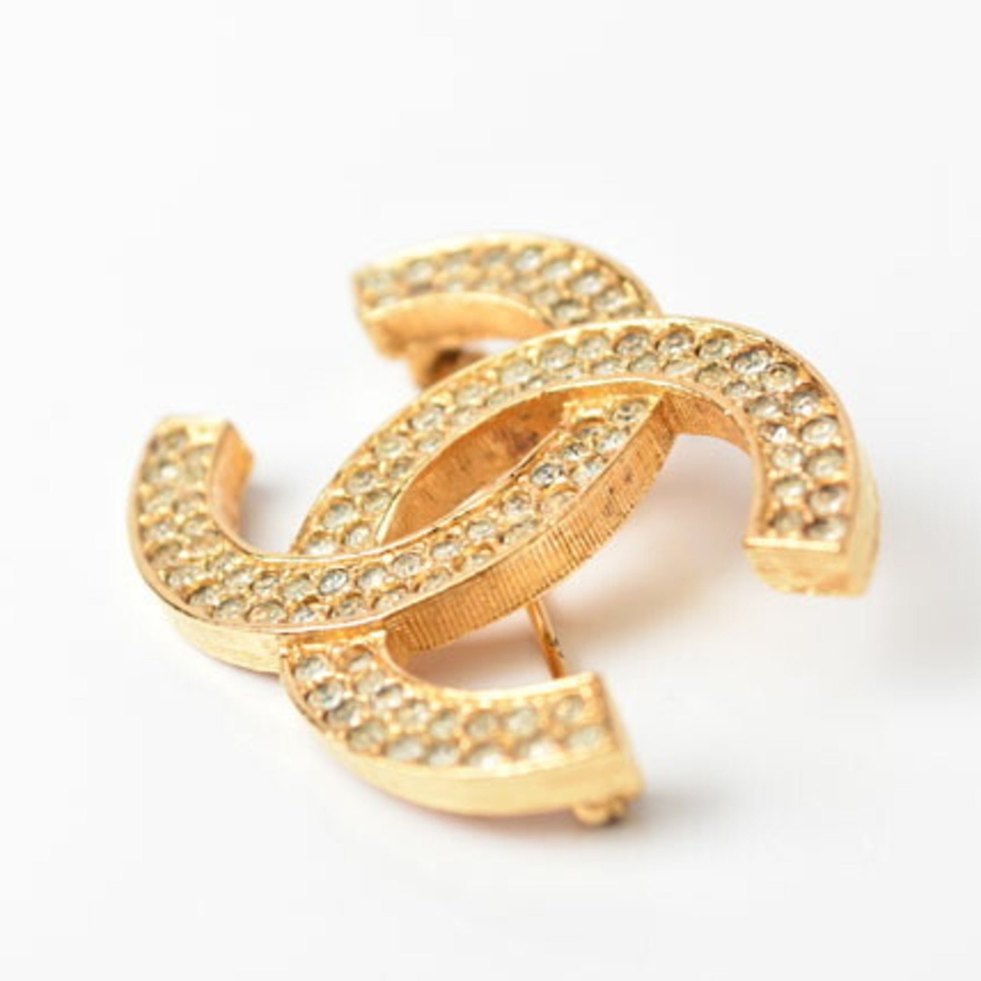 Chanel, Gold, Metal, brooch