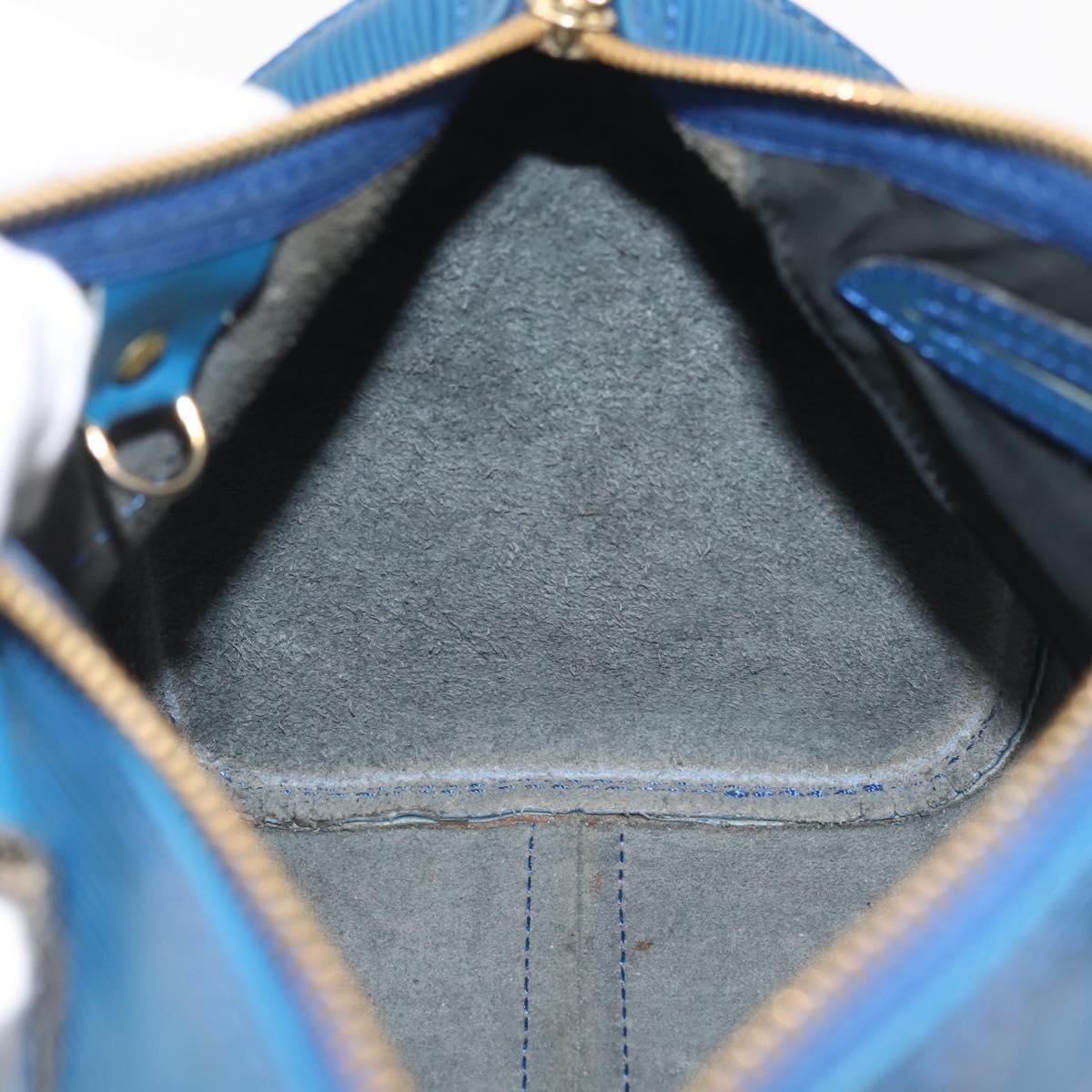 Louis Vuitton Speedy Mini HL Handbag Damier, BLUE, LEATHER, Handbag