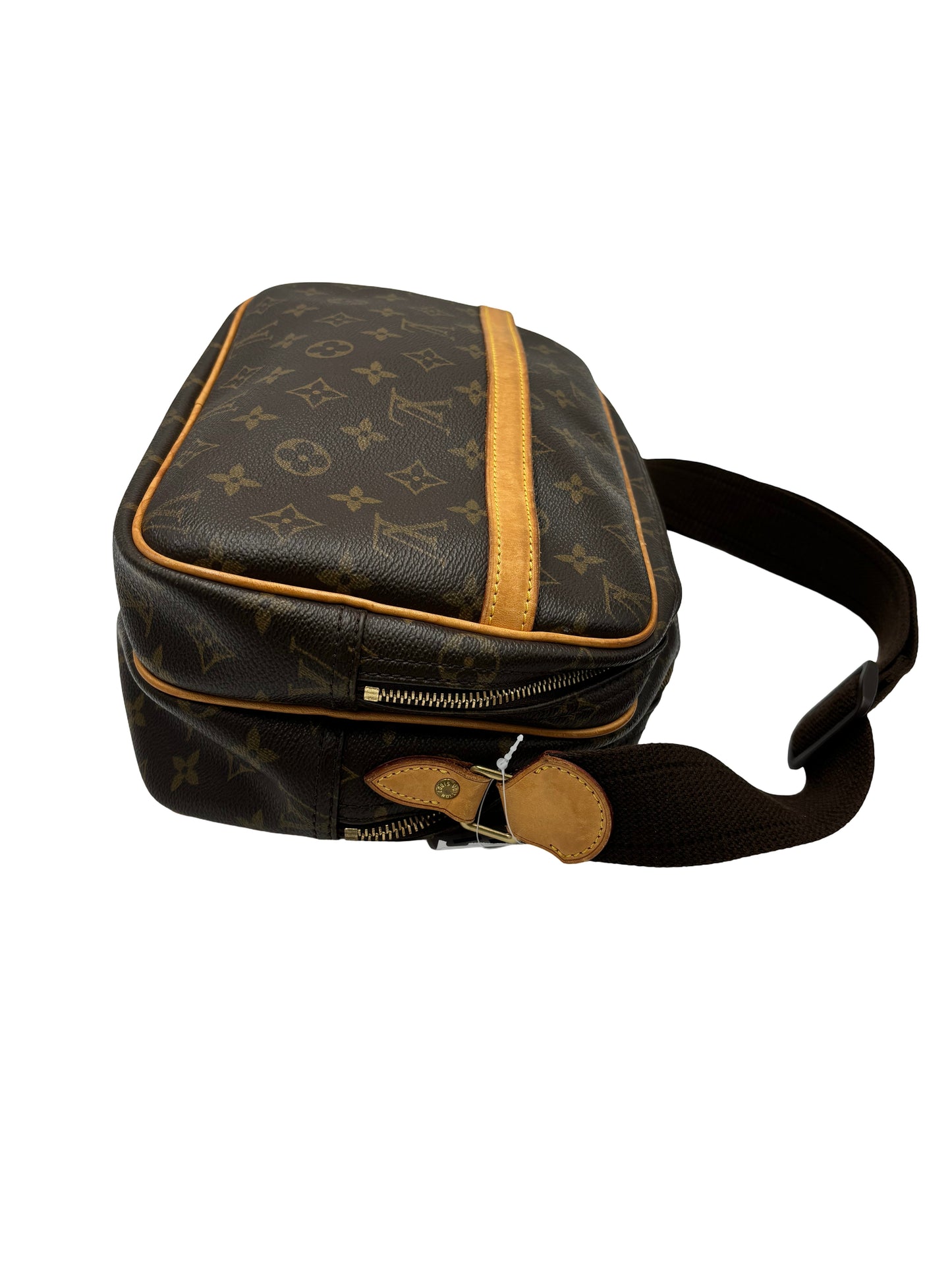 Louis Vuitton Reporter Monogram Canvas, Brown, Canvas, Shoulder Bag
