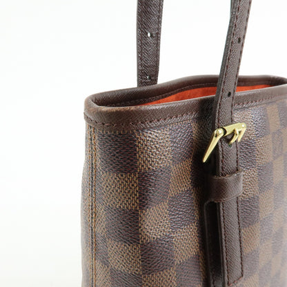 Louis Vuitton Marais Bucket Damier, Brown, Canvas, Handbag