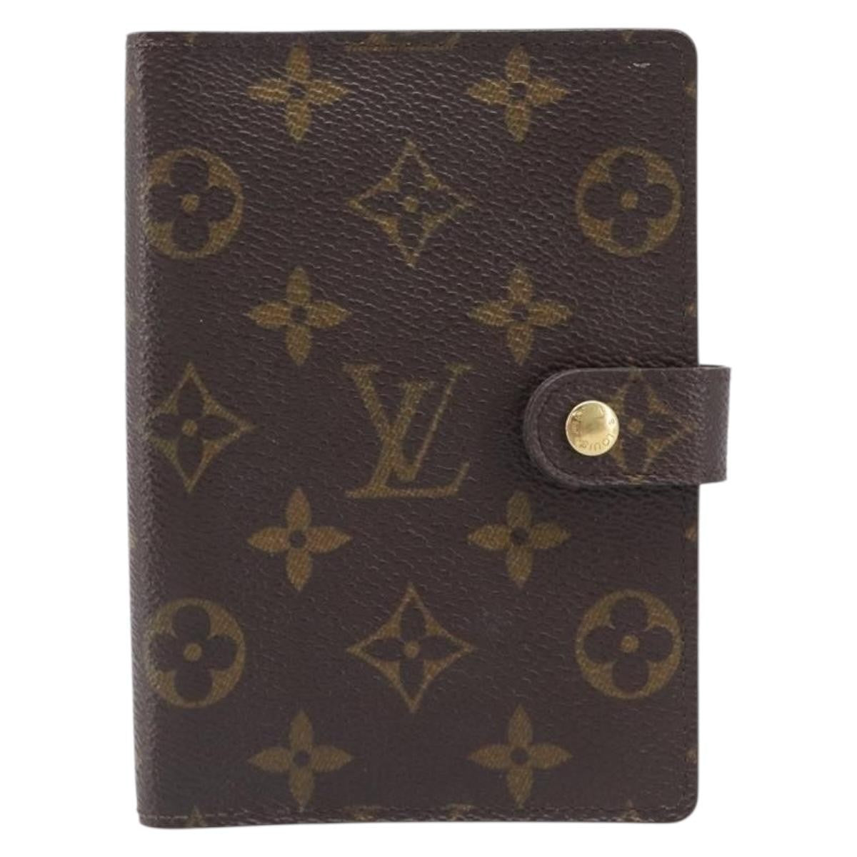 Louis Vuitton Agenda Cover Monogram Canvas, Brown, Canvas, Briefcase