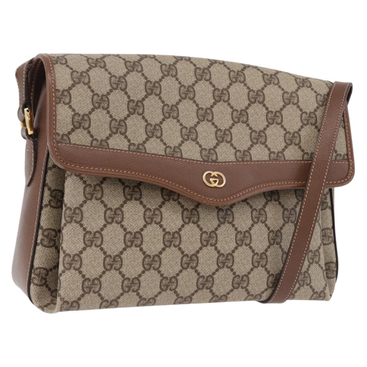 Gucci Shoulder Canvas, Beige, Canvas, Shoulder Bag