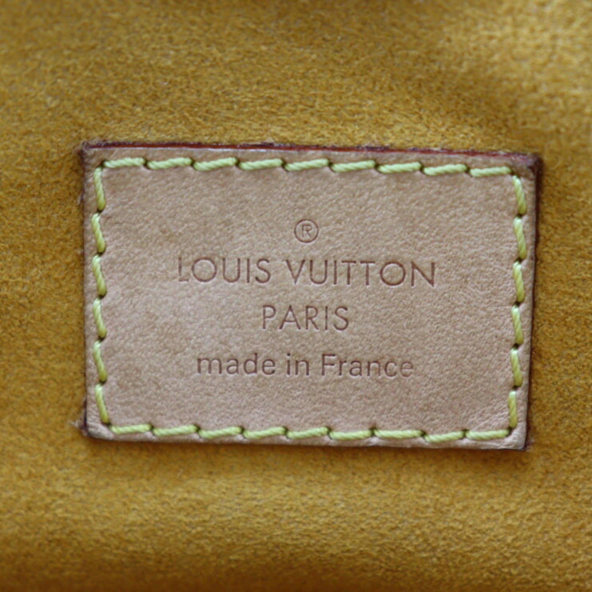 Louis Vuitton Pallas, Brown, Canvas, handbag