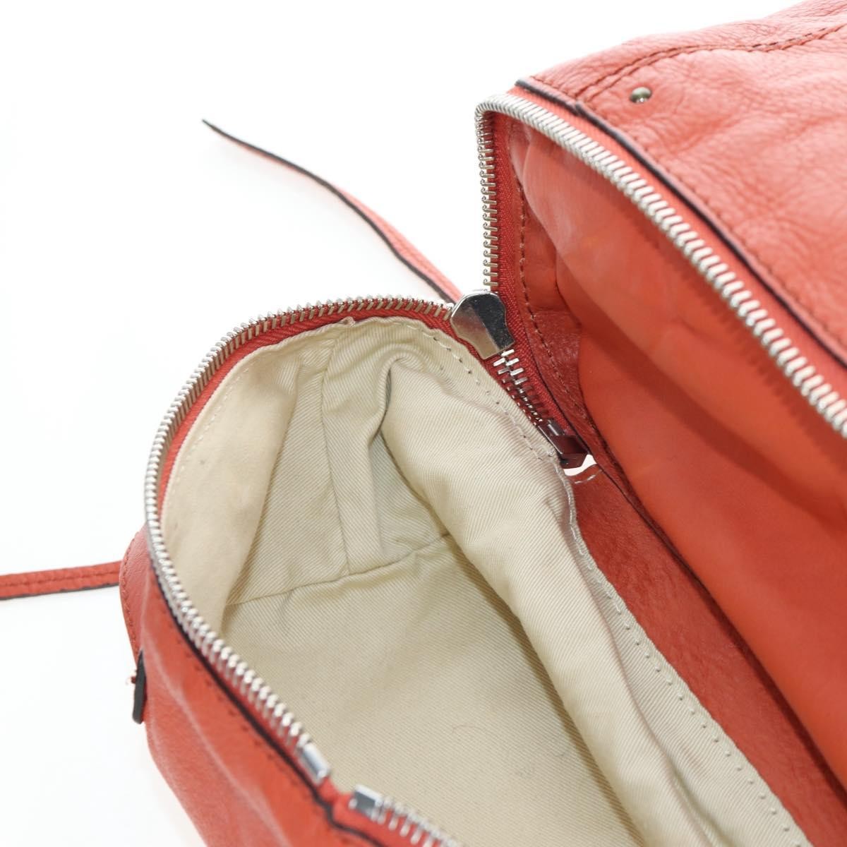 Chloe Paddington Leather, Orange, Leather, Tote Bag