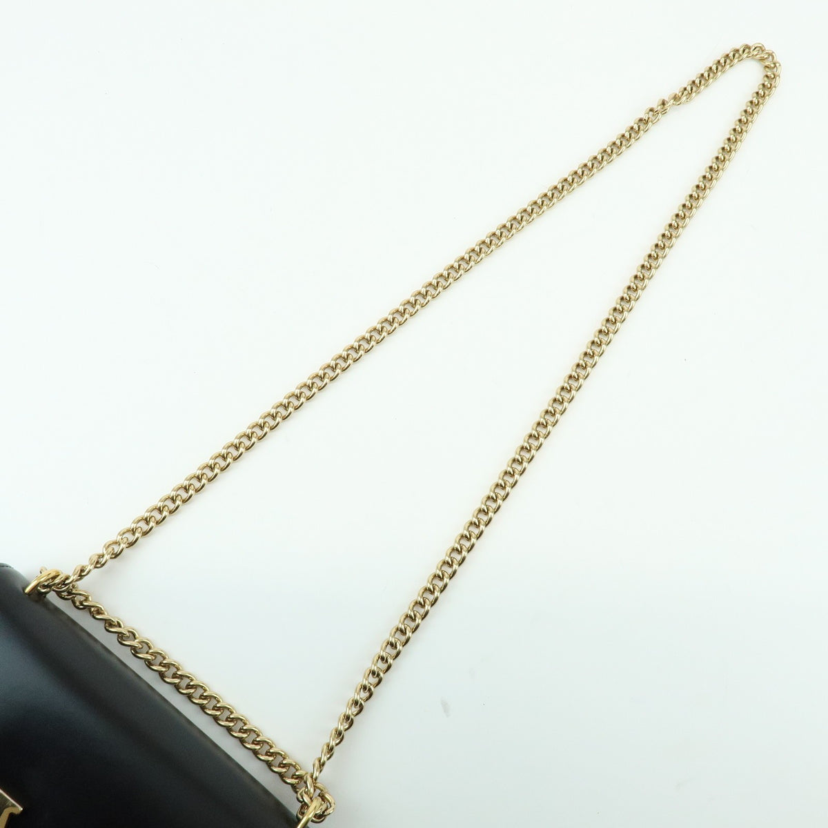 Louis Vuitton Chain Louise Clutch Leather, Black, Leather, Clutch