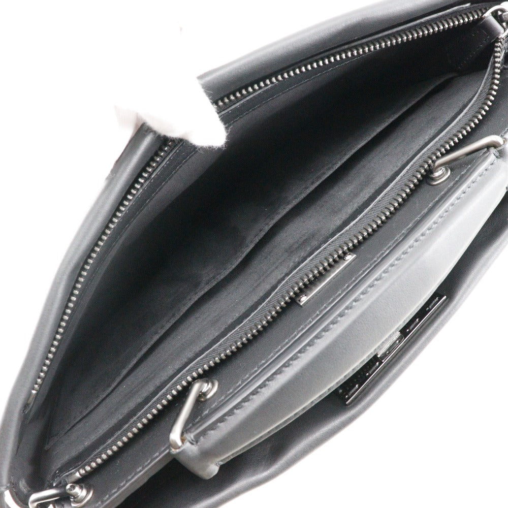 Fendi Peekaboo, Black, Leather, briefcase