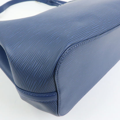 Louis Vuitton Mandara Epi Leather, Blue, Leather, Shoulder Bag