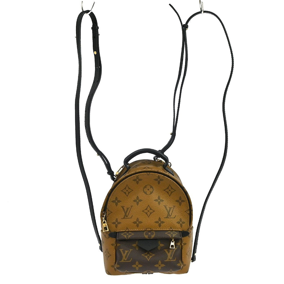 Louis Vuitton Palm Springs Monogram, Brown, Canvas, Backpack