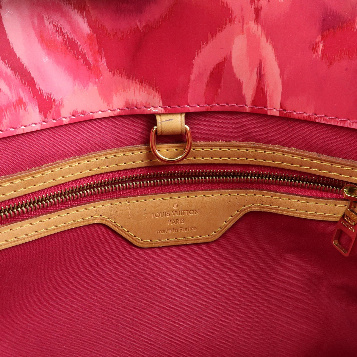 Louis Vuitton Catalina Limited Edition Monogram Vernis Ikat, Pink, Leather, Handbag