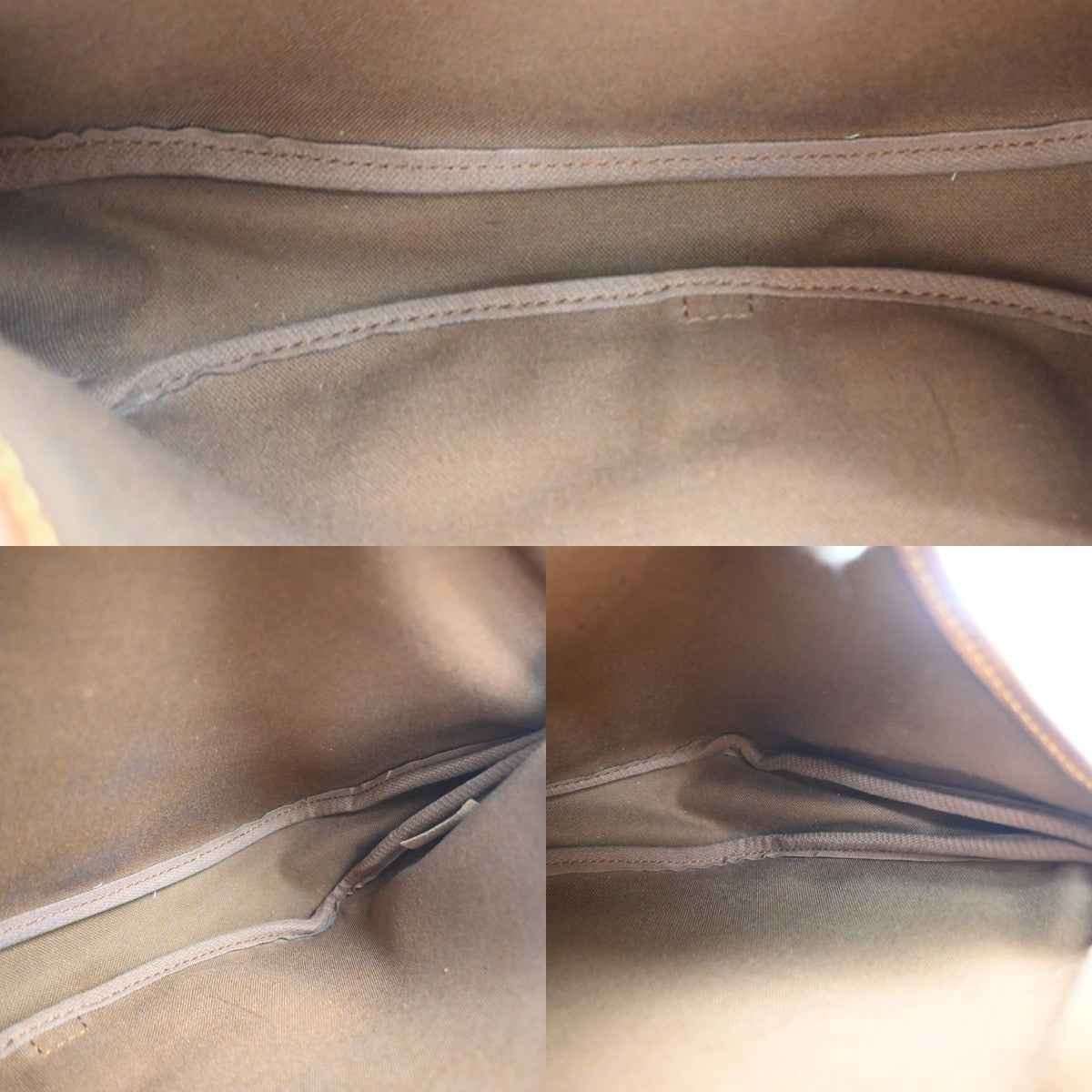Louis Vuitton Saumur Monogram, Brown, Canvas, Shoulder Bag
