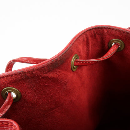 Louis Vuitton Petit Noe Epi Leather, Red, Leather, Handbag