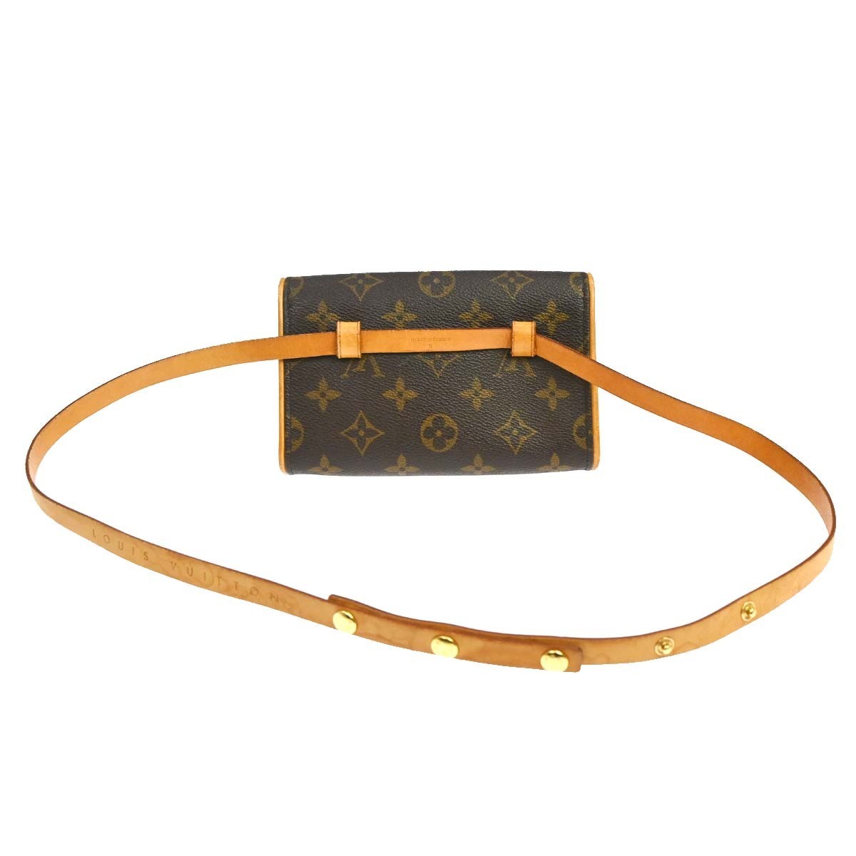 Louis Vuitton Florentine Waist Monogram Canvas, Brown, Canvas, Clutch