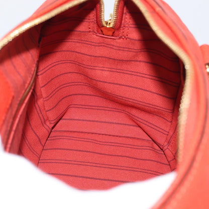 Louis Vuitton Speedy Bandouliere Monogram Empreinte Leather, Red, Leather, Handbag