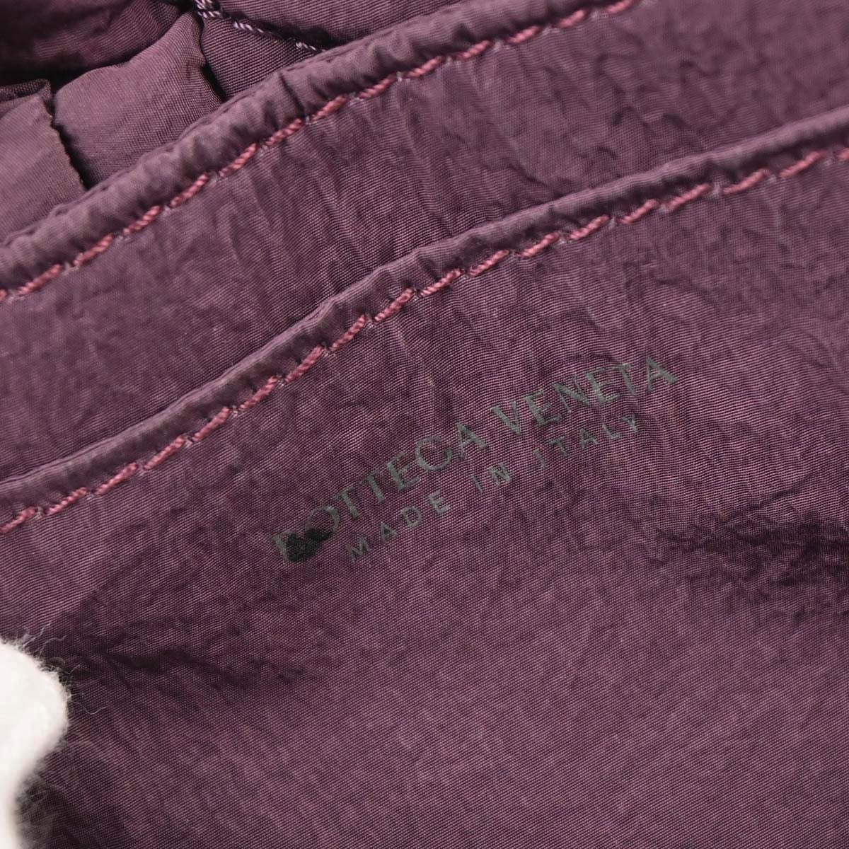 Bottega Veneta Padded Tech Cassette Intrecciato Nylon, Purple, Nylon, Shoulder Bag