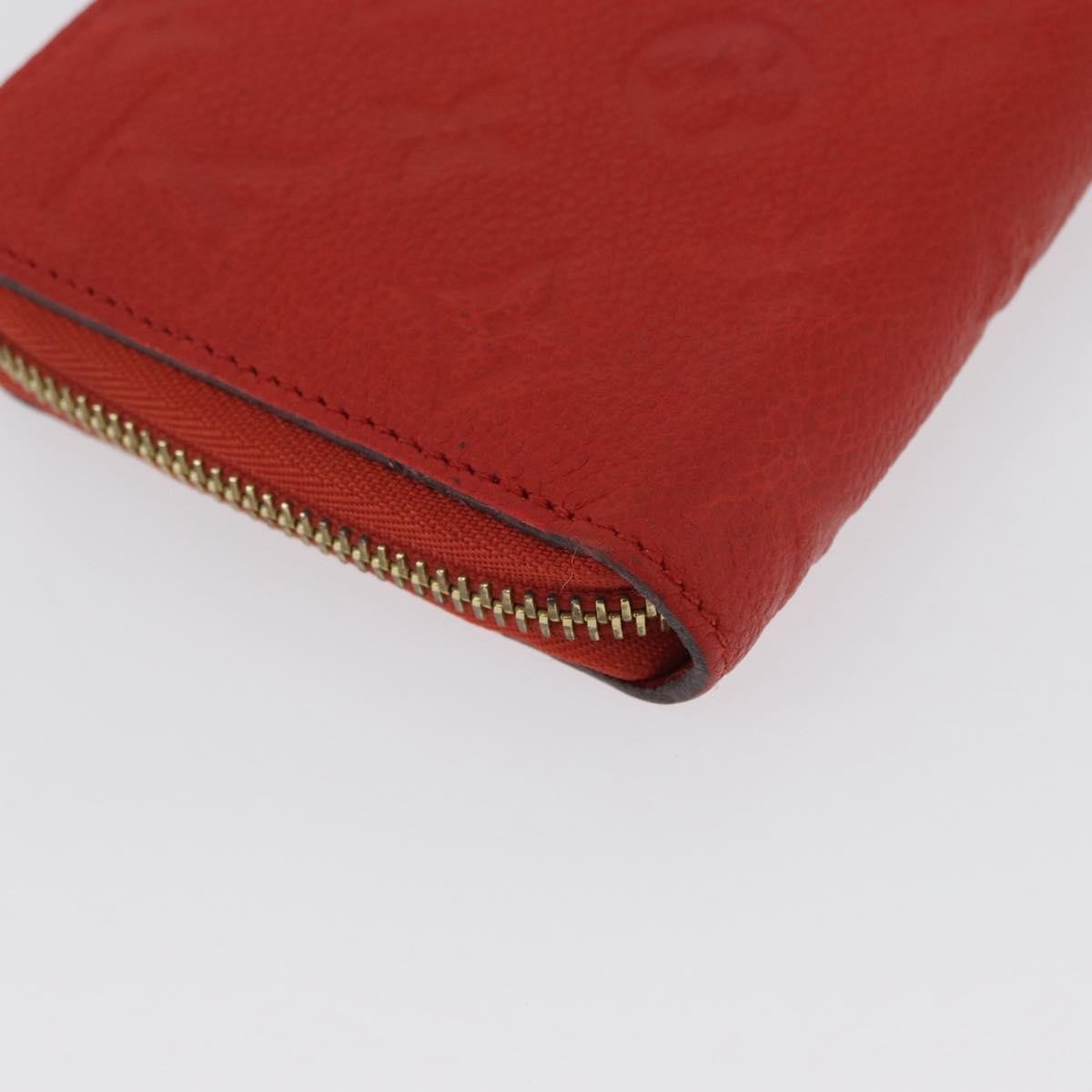 Louis Vuitton Portefeuille zippy Monogramme Empreinte Monogramme Empreinte, Orange, Leather, Wallet