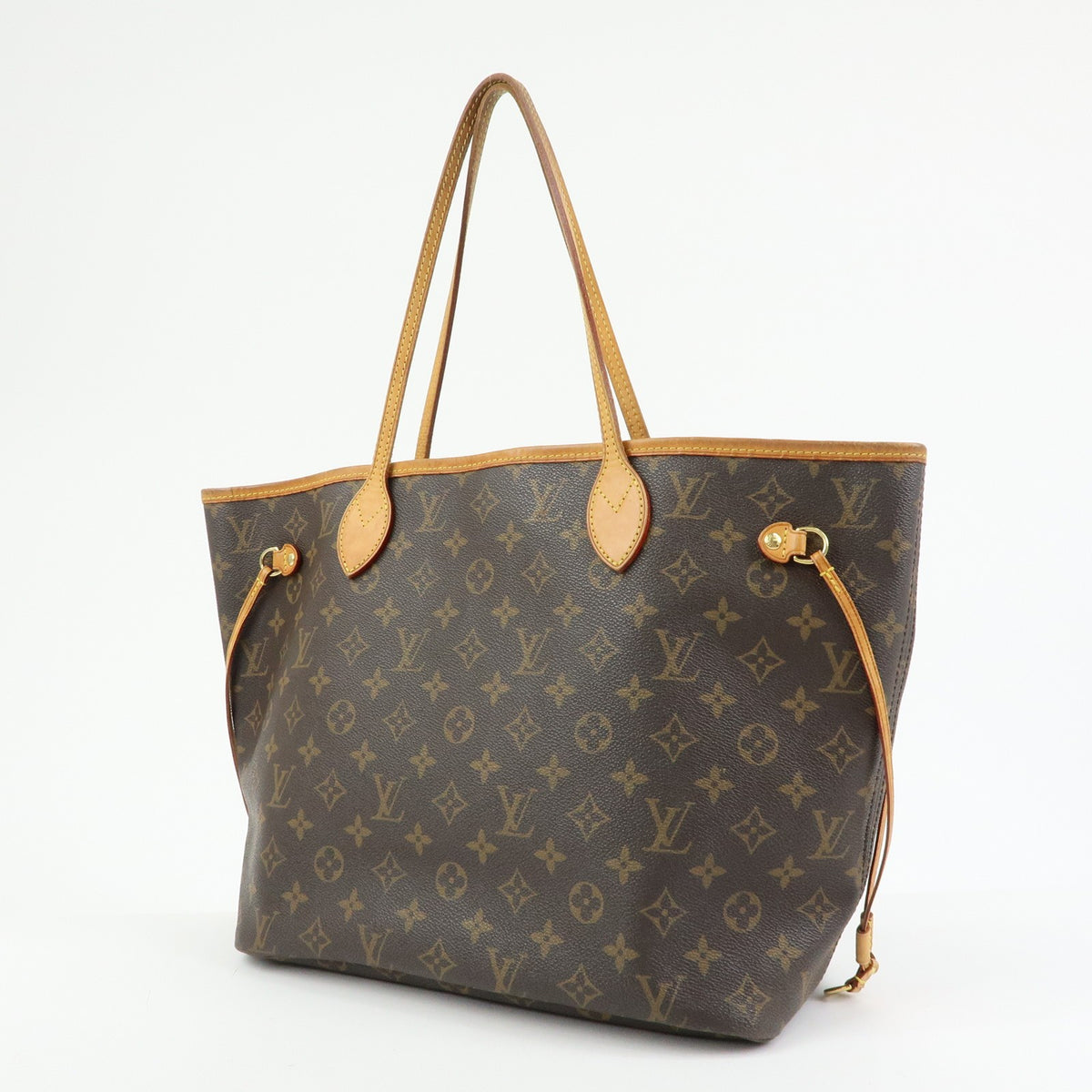 Louis Vuitton Neverfull Monogram Canvas, Brown, Canvas, Tote Bag