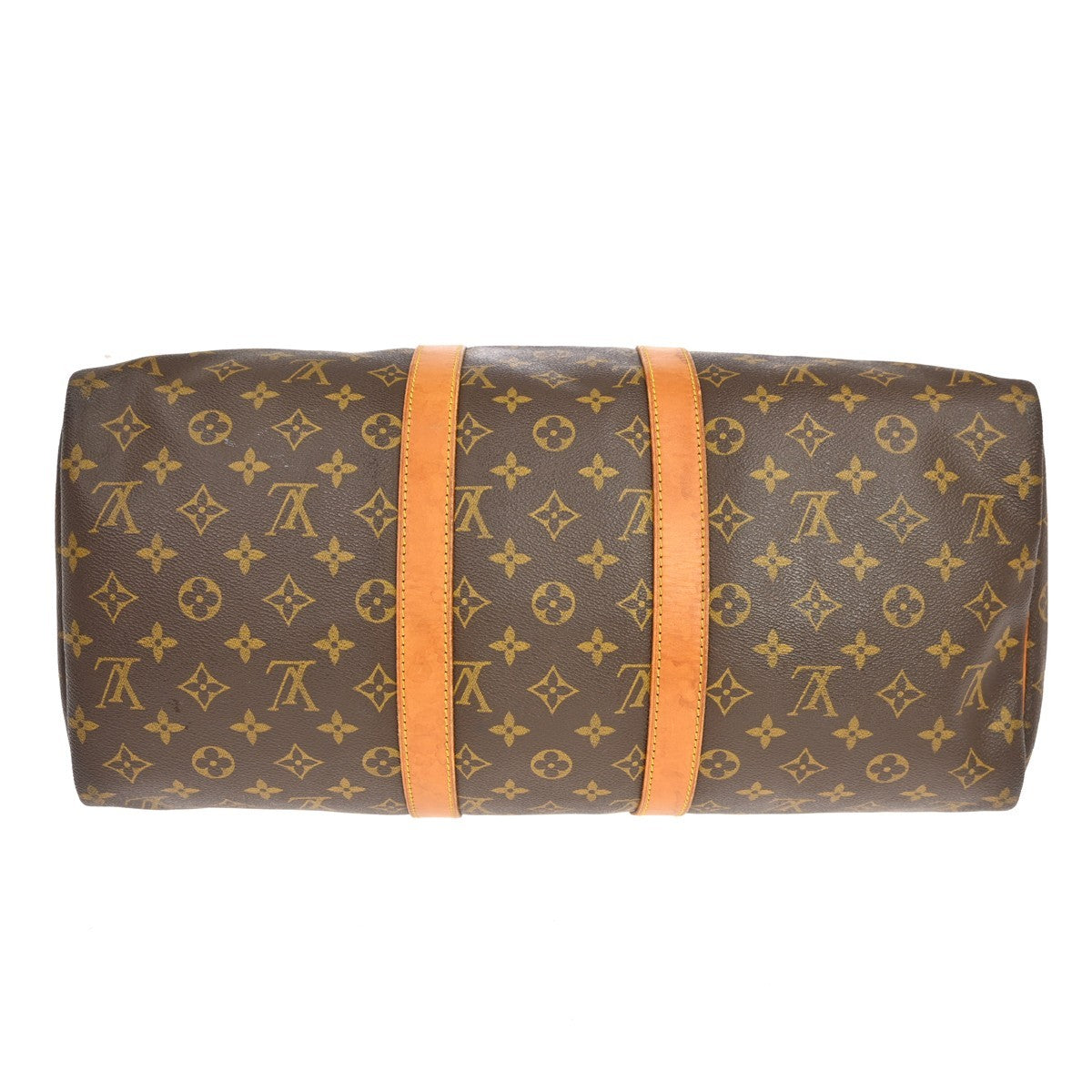 Louis Vuitton Keepall Monogram, Brown, Canvas, Travel Bag