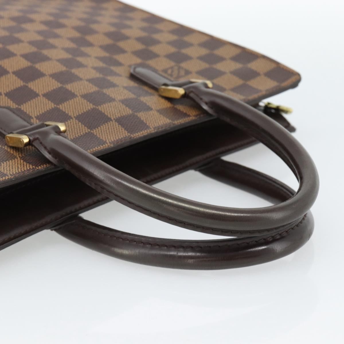 Louis Vuitton Venice Sac Plat Damier, Brown, Canvas, Handbag