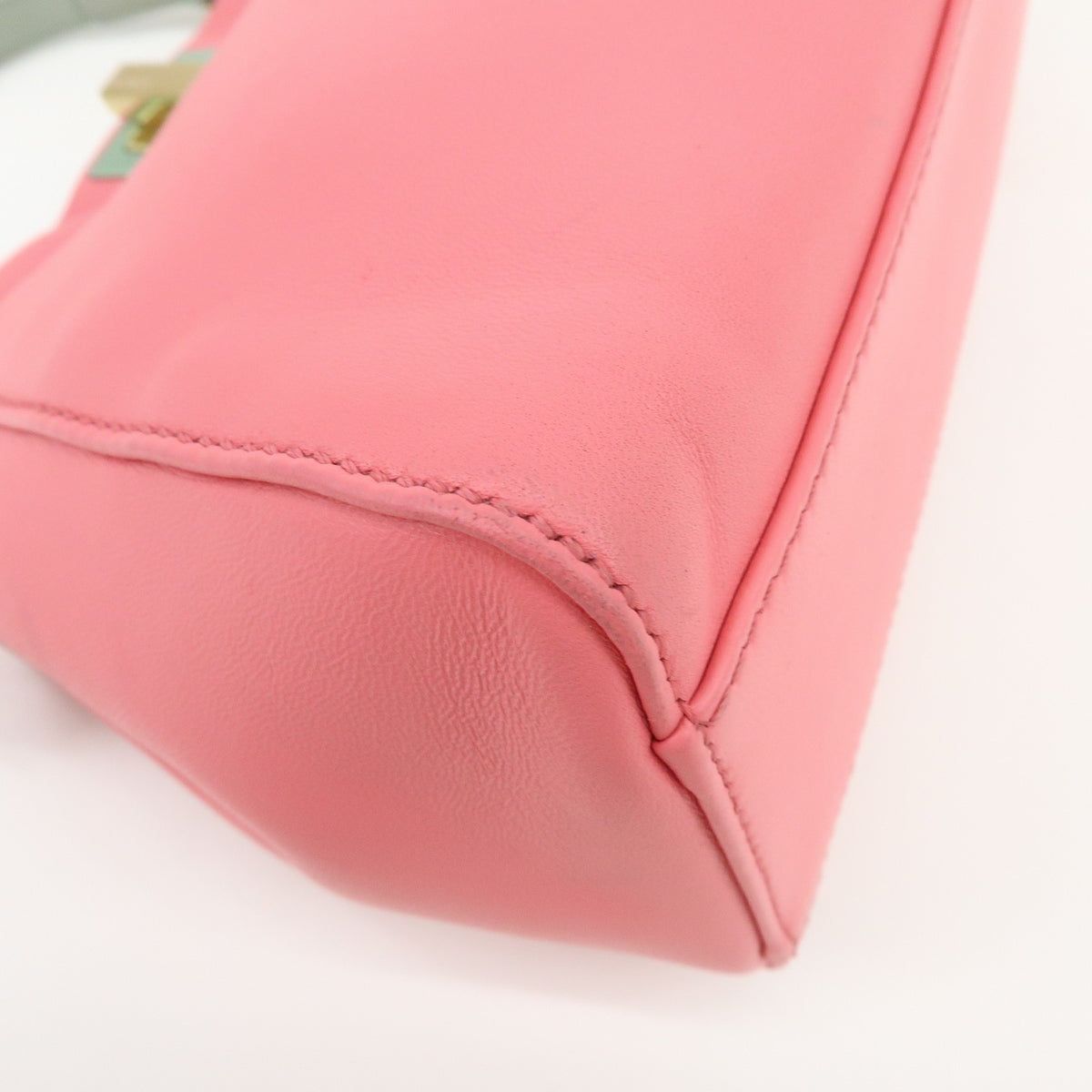 Fendi Peekaboo Leather, Pink, Leather, Handbag