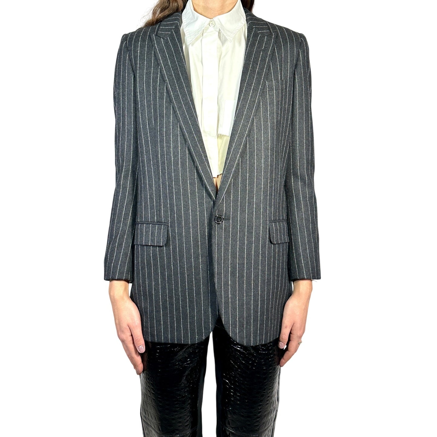 YVES SAINT LAURENT Wool Blazer 40 L