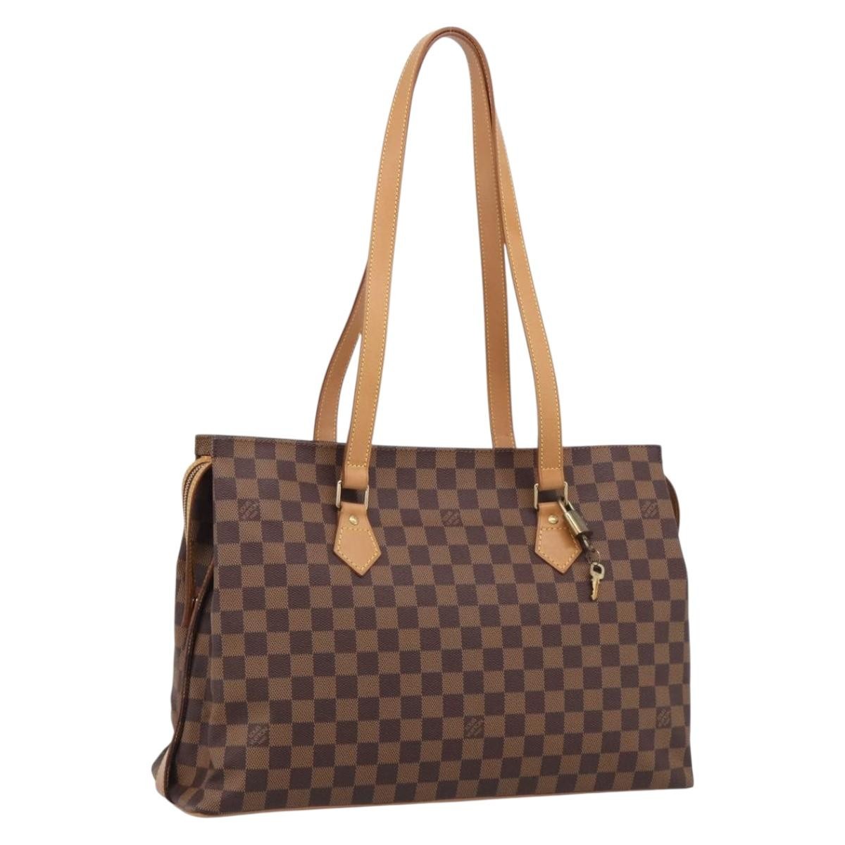 Louis Vuitton Chelsea Centenaire Damier, Brown, Canvas, Handbag