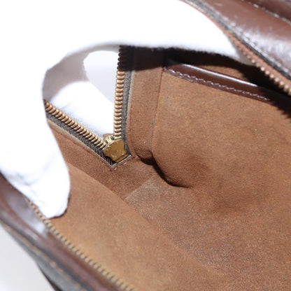 Louis Vuitton Pochette Saint Louis Damier, Brown, Canvas, Clutch