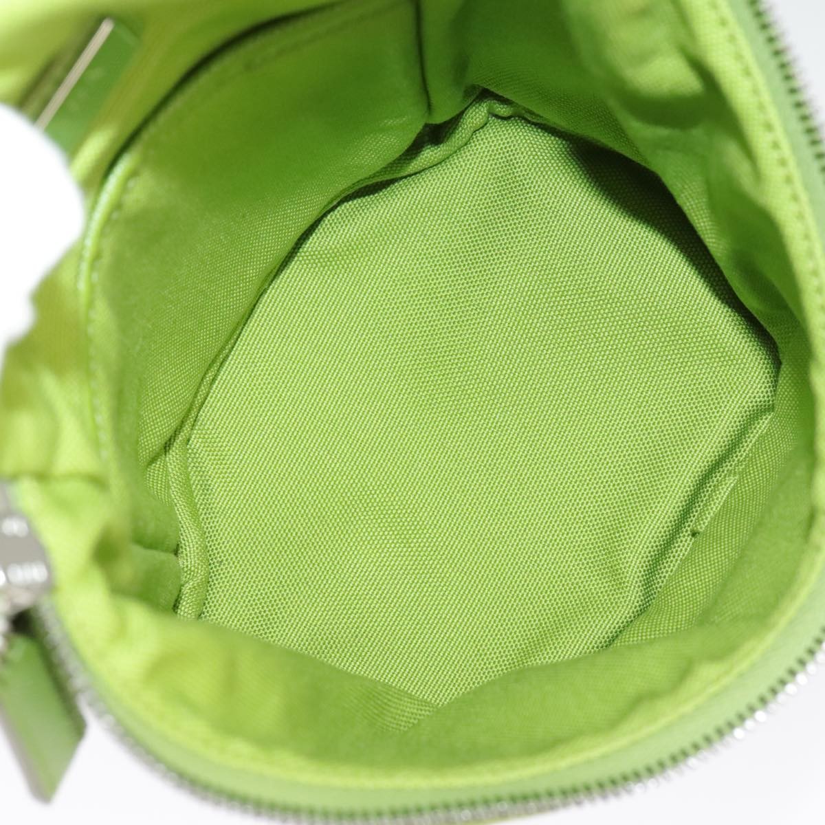 Prada Zipped Triangle Canvas, Green, Canvas, Crossbody Bag